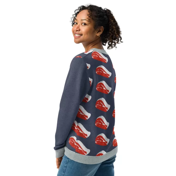 Beef Knitted Crew Neck Sweater - Image 2