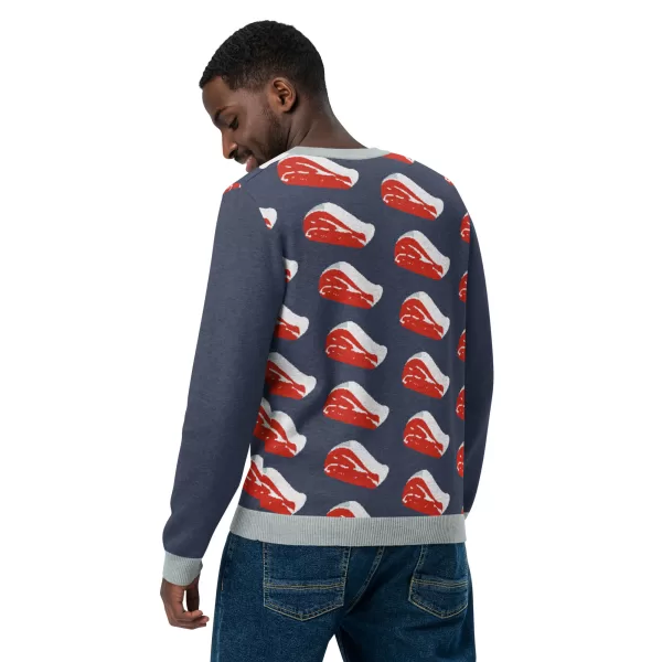 Beef Knitted Crew Neck Sweater - Image 3