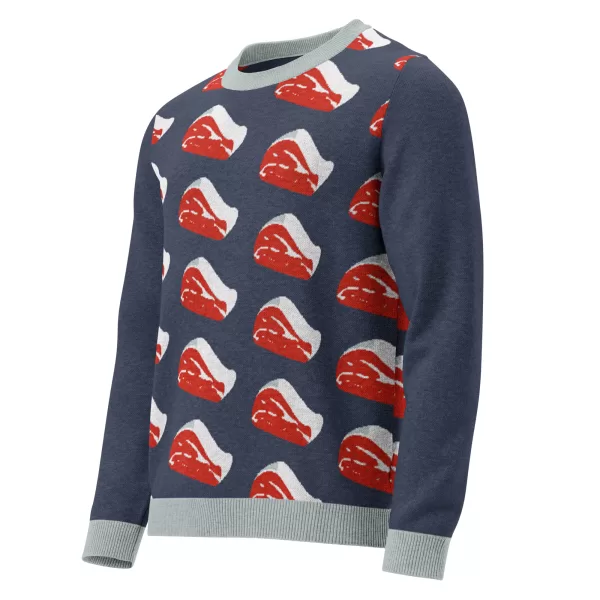 Beef Knitted Crew Neck Sweater - Image 9