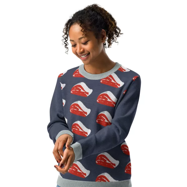 Beef Knitted Crew Neck Sweater - Image 8